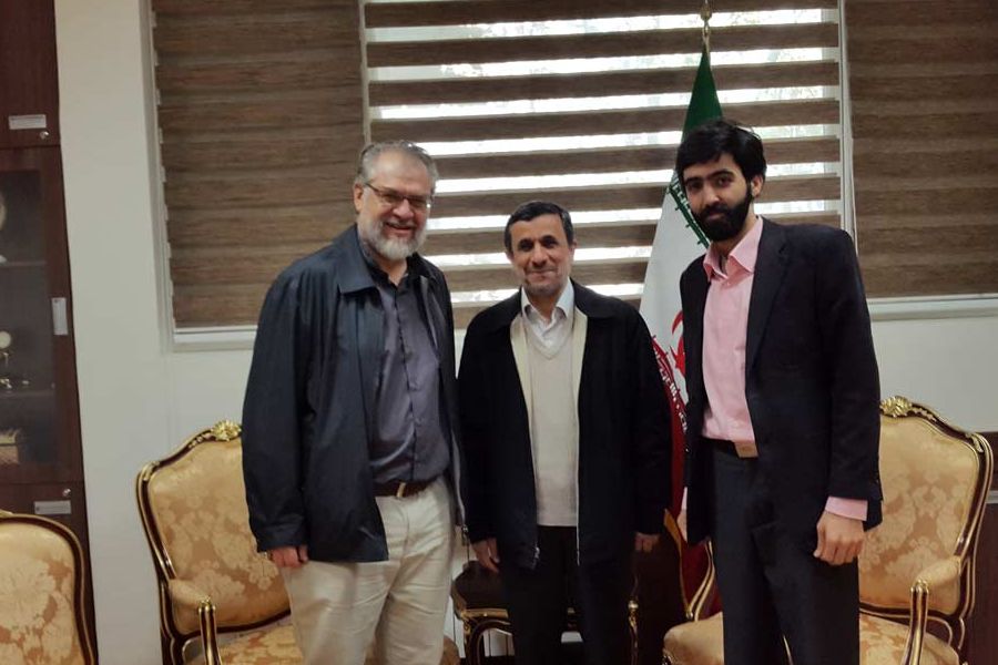 Hamed Ghashghavi حامد قشقاوی President Ahmadinejad